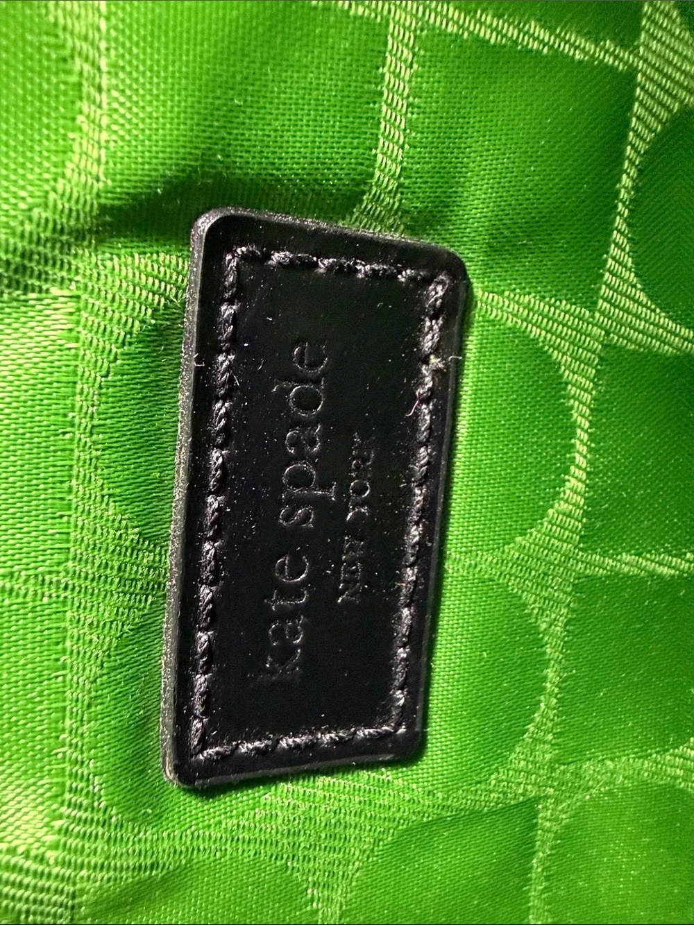 kate spade Black Nylon Laptop Tote with Gold Hardware
